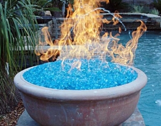 شیشه ضدحرارتfire glass مشعل اتشدان شومینه اتشکده